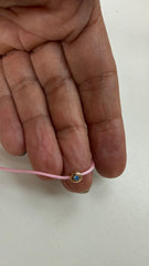 Pulseira colorida fio de seda elementos