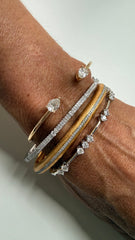 Bracelet gotas moissanite