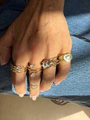 Anel Unity moissanite