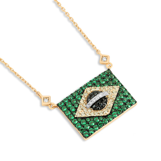 Colar Brasil moissanite