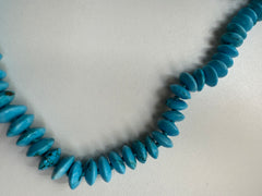 Colar discos turquesa