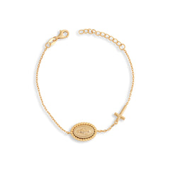 Pulseira medalha milagrosa bolinhas