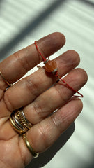 Pulseira fio de seda pitangas