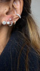 Piercing sparkle Moissanites