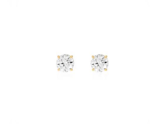 Ponto de luz moissanite 8mm