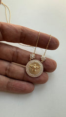 Colar Espírito Santo moissanites