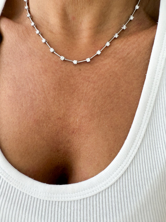 Riviera fio faca moissanite
