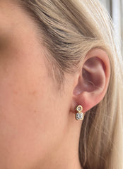 Brinco Emma moissanite