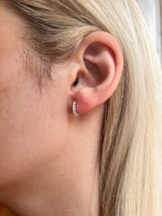 Brinco moissanite Virgula