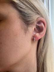 Brinco moissanite Virgula
