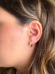 Argola moissanites TAM p