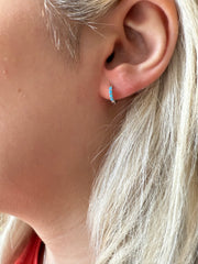 Mini argola turquoise