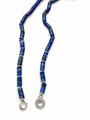 Colar pastilhas Lapis lazuli