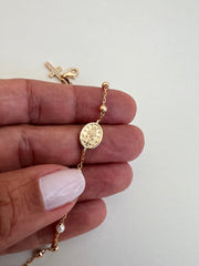 Pulseira mini medalha milagrosa