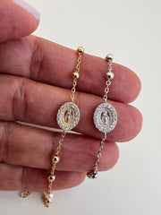 Pulseira mini medalha milagrosa