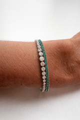 Pulseira  turmalina Paraíba LABGROWN