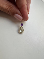 Pingente pedras naturais gota