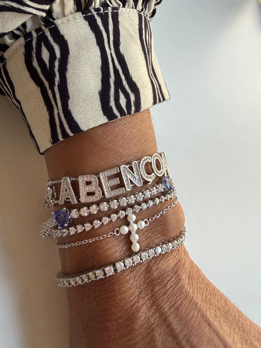 Pulseira corações Leal