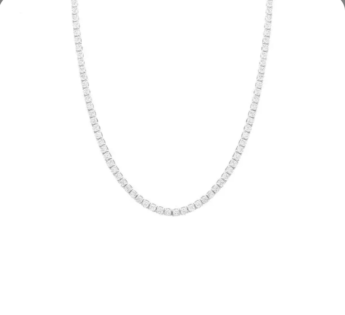 Colar Riviera moissanite