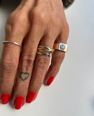 Anel moissanite Camila