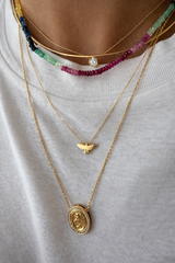 Colar pedras variadas