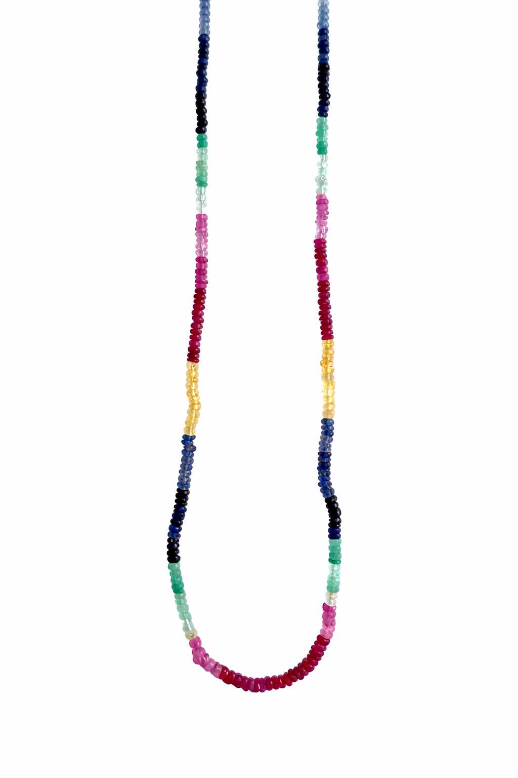 Colar pedras variadas