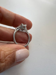 Anel solitário  Jack moissanite