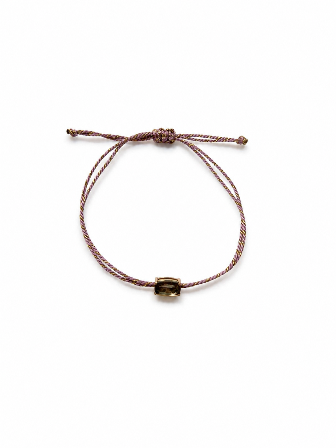Pulseira fio de seda Andaluzita