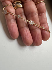 Pulseira baguetes heart