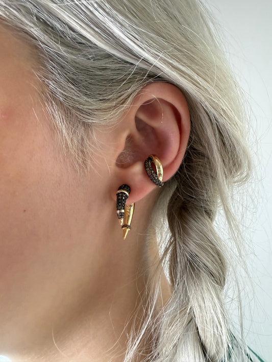 Brinco Majestic chocolate