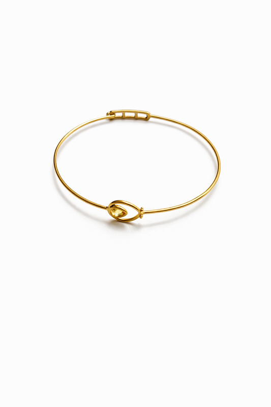 Bracelet Saphira amarela au