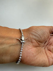 Pulseira Riviera redonda 3 garras