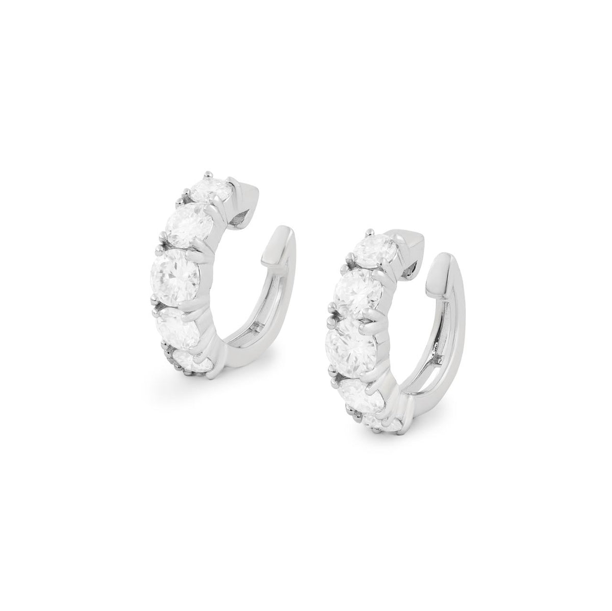 Piercing decrescente individual Moissanites