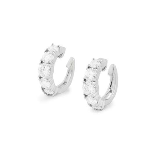 Piercing decrescente individual Moissanites