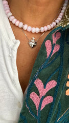 Colar Opala Rosa