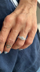 Anel solitário moissanite Karine - Helen Gordilho