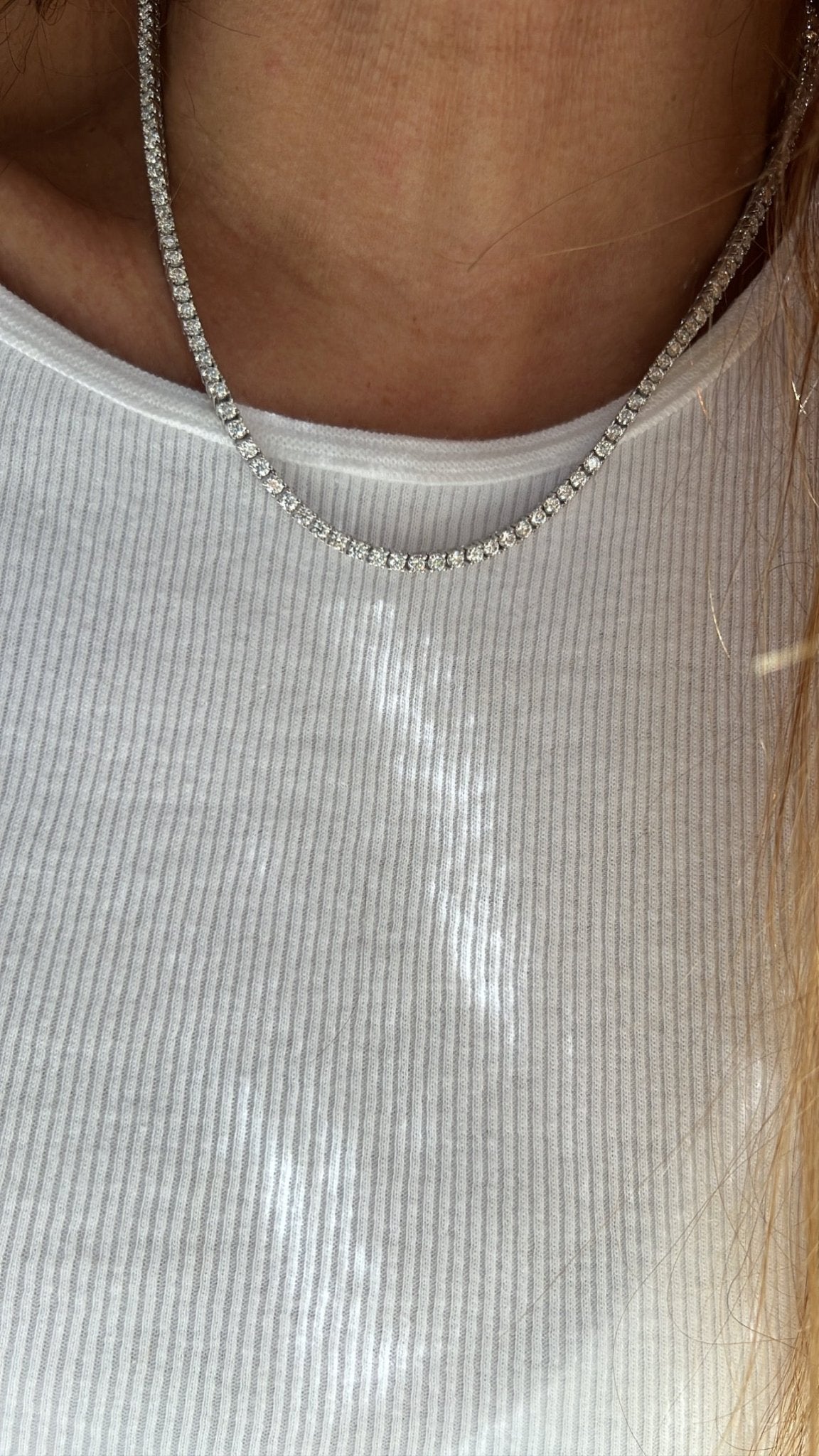 Colar Riviera moissanite - Helen Gordilho