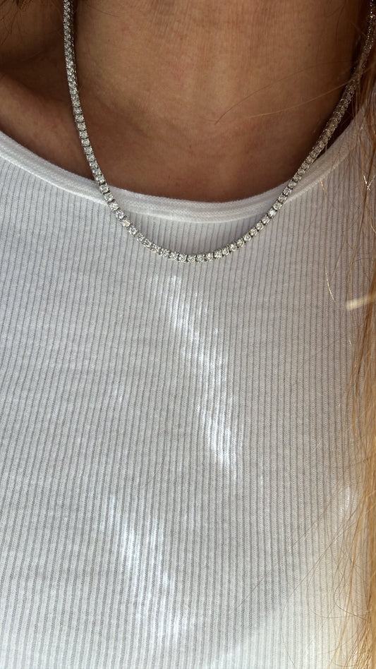 Colar Riviera moissanite - Helen Gordilho