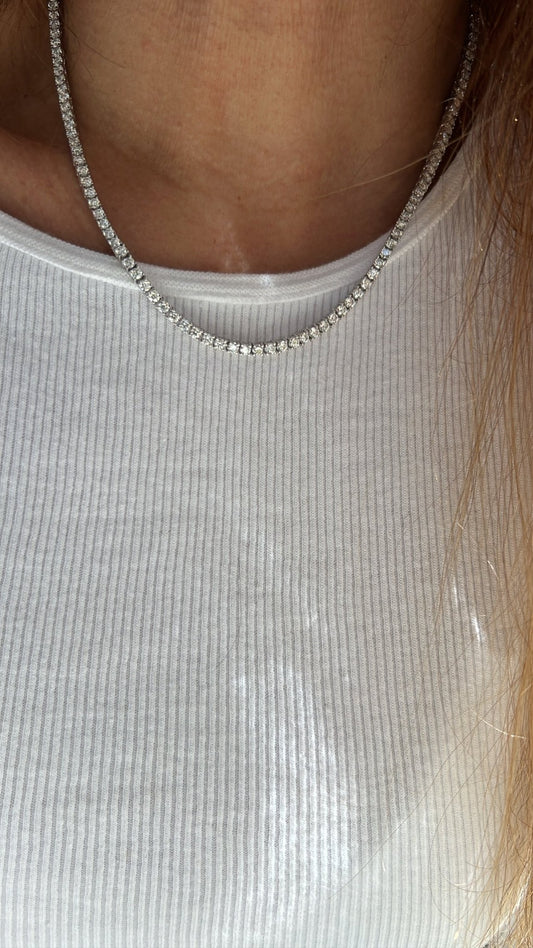 Colar Riviera moissanite - Helen Gordilho