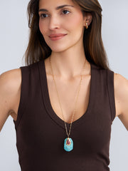 Corrente elos quadrados pequenos 75 cm