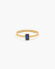 Anel Bleu - ouro 18k -safira azul