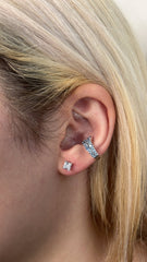 Piercing 2 Fileiras Cristal tanzanita - Helen Gordilho