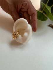 Piercing Três fileiras bold - Helen Gordilho