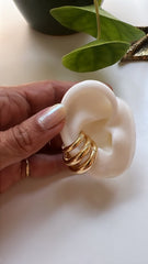 Piercing Três fileiras bold - Helen Gordilho