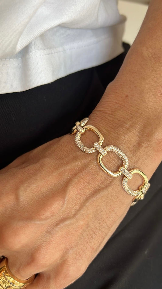 Pulseira elos Samia - Helen Gordilho
