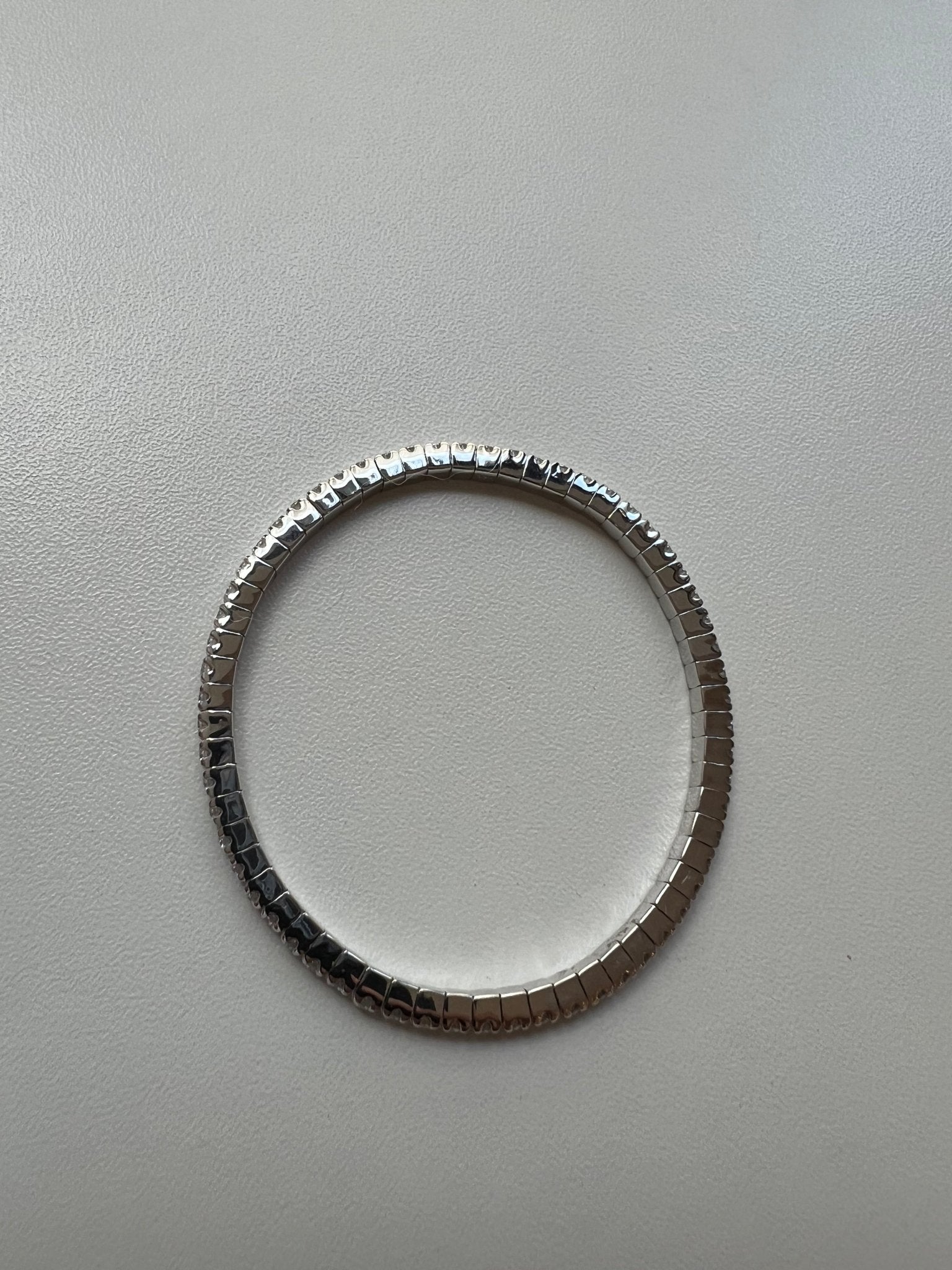 Pulseira moissanite stretch tam g - Helen Gordilho