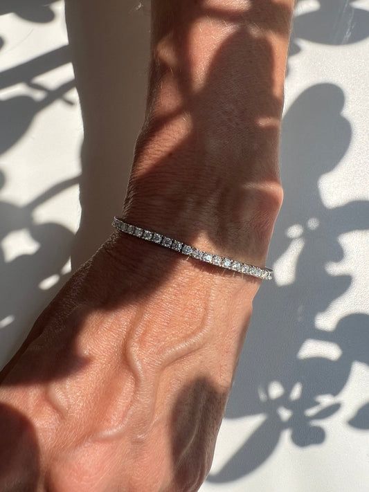 Pulseira Riviera /moissanite - Helen Gordilho
